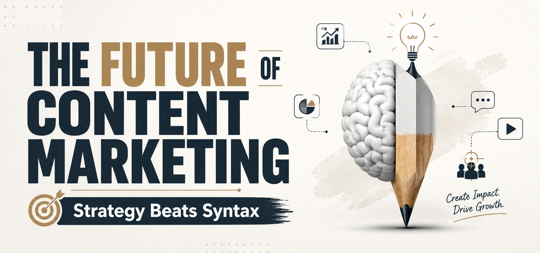 the strategic shift in content